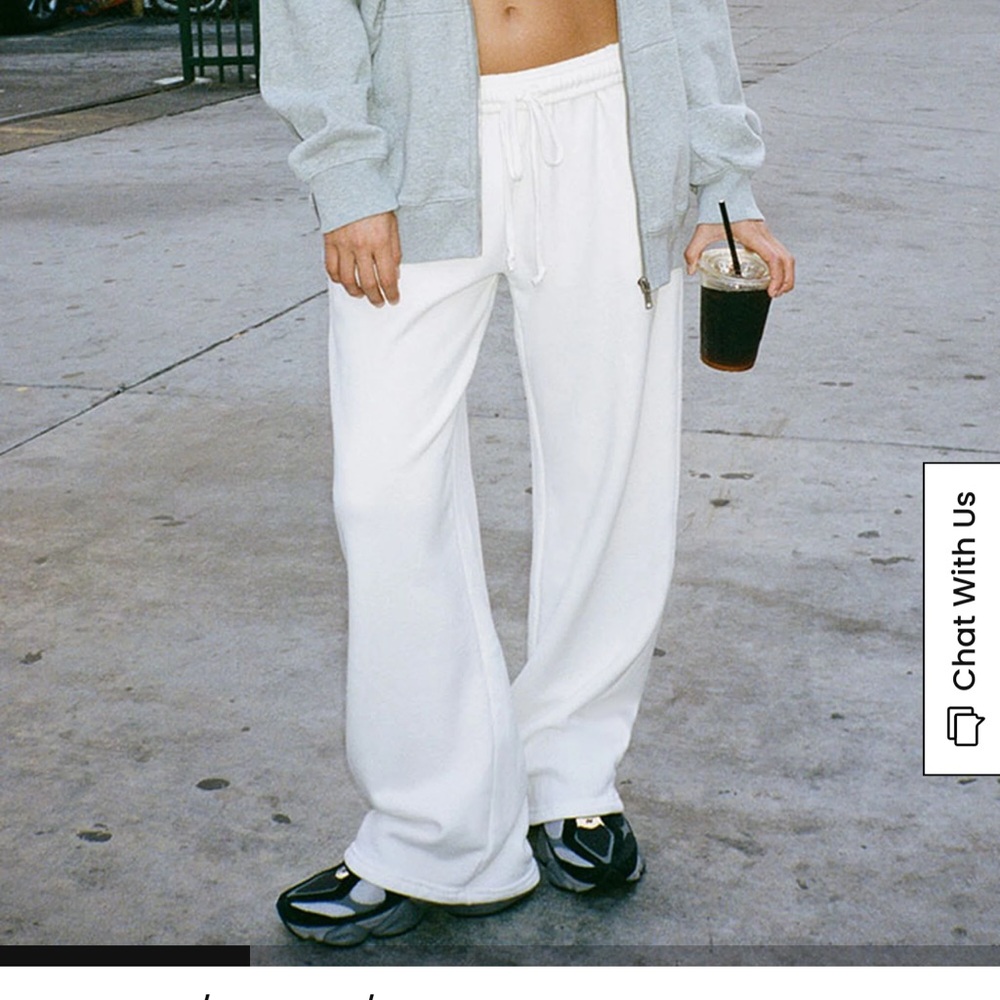 PacSun John Galte White Sweatpants